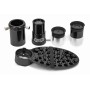 Telescopio riflettore newtoniano bresser spica 130/1000 eq3 con adattatore per fotocamera smartphone